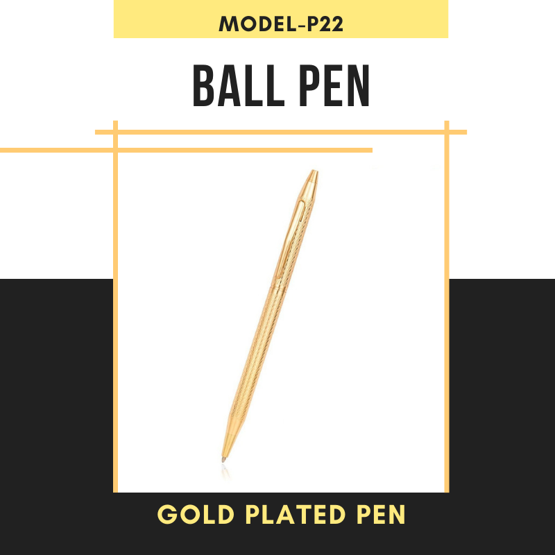  Showstopper Metal Pen - Gold - 24 hr 112020-G-24HR