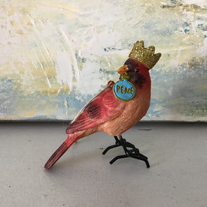 Crowned Bird Ornament | 4 Styles available at Bench Home