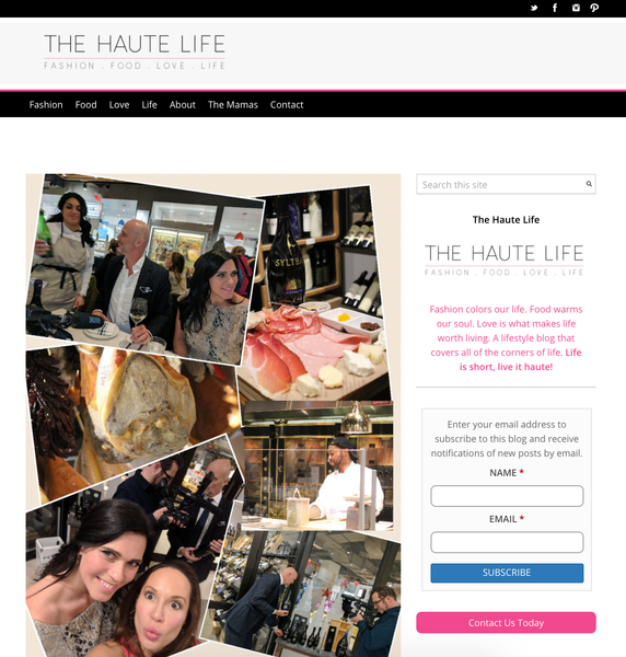 the haute life with SYLTBAR at Eataly