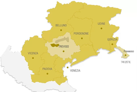 Prosecco region for San Simone Winery