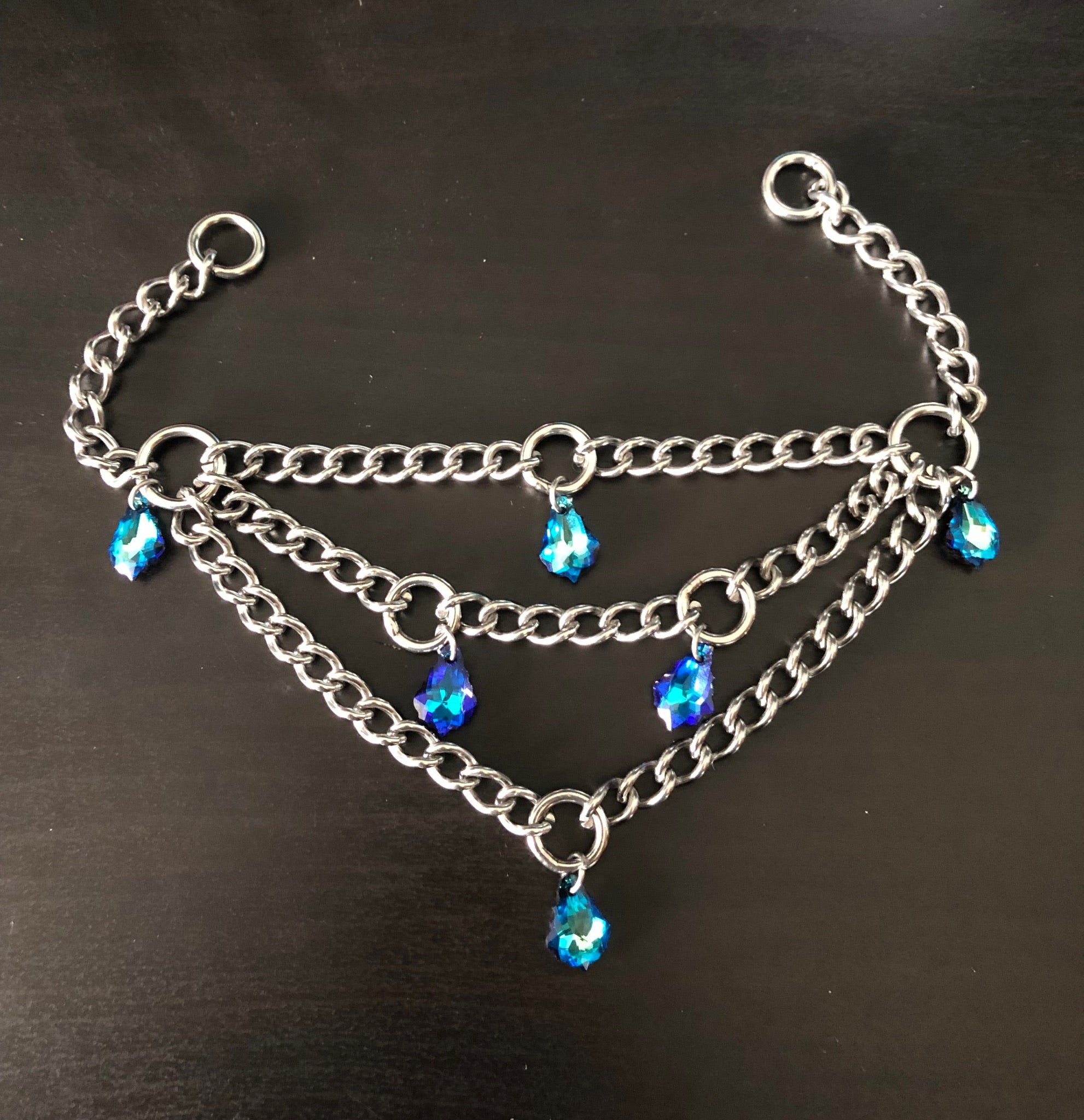 Tripple Layer Anklet shown flat