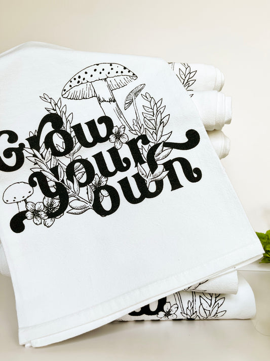 Beat it Cotton Kitchen Towel – The Coin Laundry Print Shop