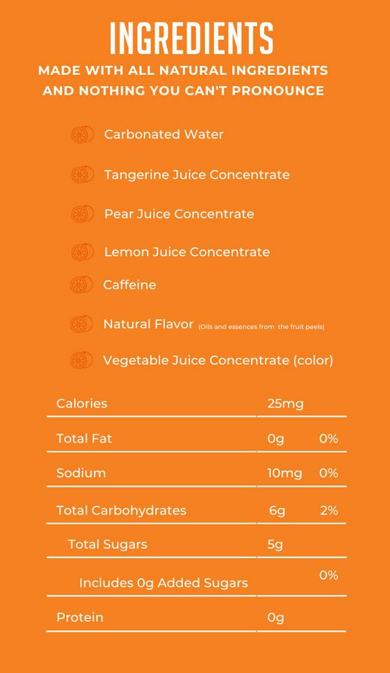 tim hortons orange tangerine refresher nutrition facts