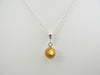 Baltic Amber Pendant Necklace, 925 Sterling Silver  16" ALLUREGEM S1166