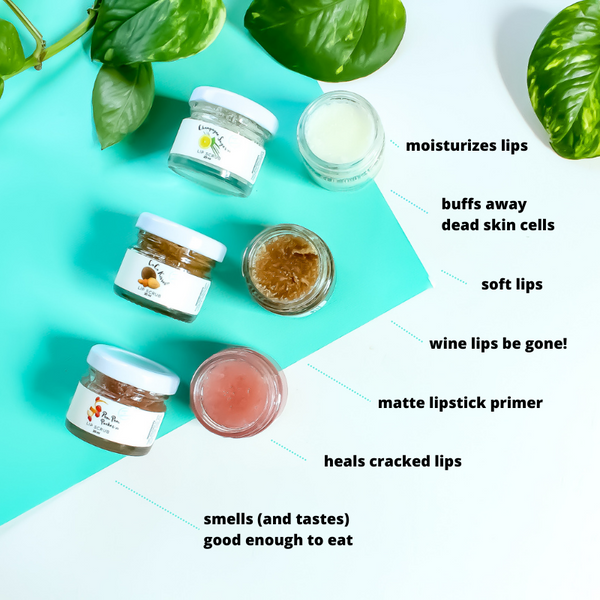 lip scrub trio