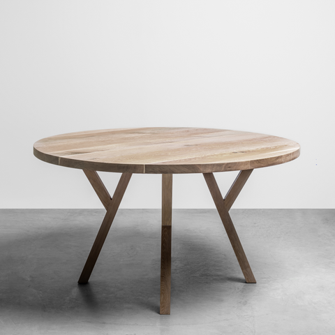 Round Oak Dining Table