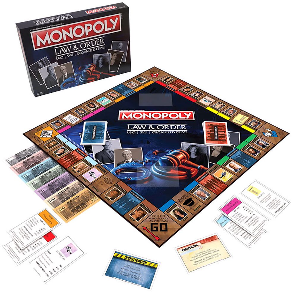 Oprecht Centraliseren Seminarie Law & Order Monopoly Board Game | NBC Store