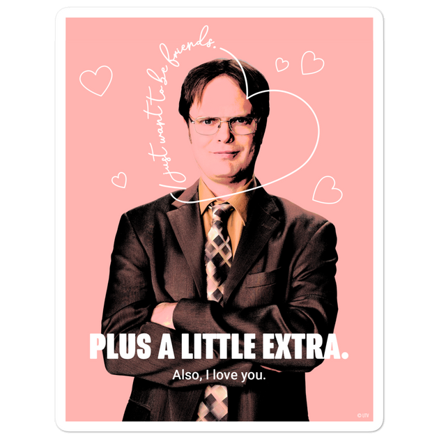 The Office Dwight's Love Quote Die Cut Sticker | NBC Store