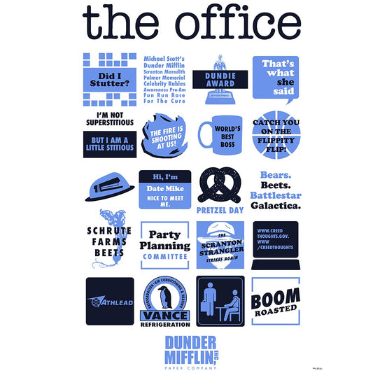 The Office  DUNDER MIFFLIN Poster by lydiaamr