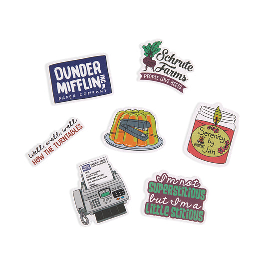 The Office Dunder Mifflin 2 1/2 Stickers - 96 Pack