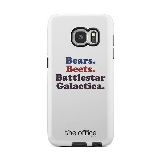 The Office Merchandise Bears Beets Battlestar Galactica Mug | The Office Gifts TV Show - Dunder Mifflin Mug Cup | The Office Merch Memorabilia Funny