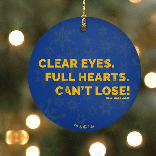 Friday Night Lights Clear eyes Full Hearts Can't Lose Poster – NBC Store