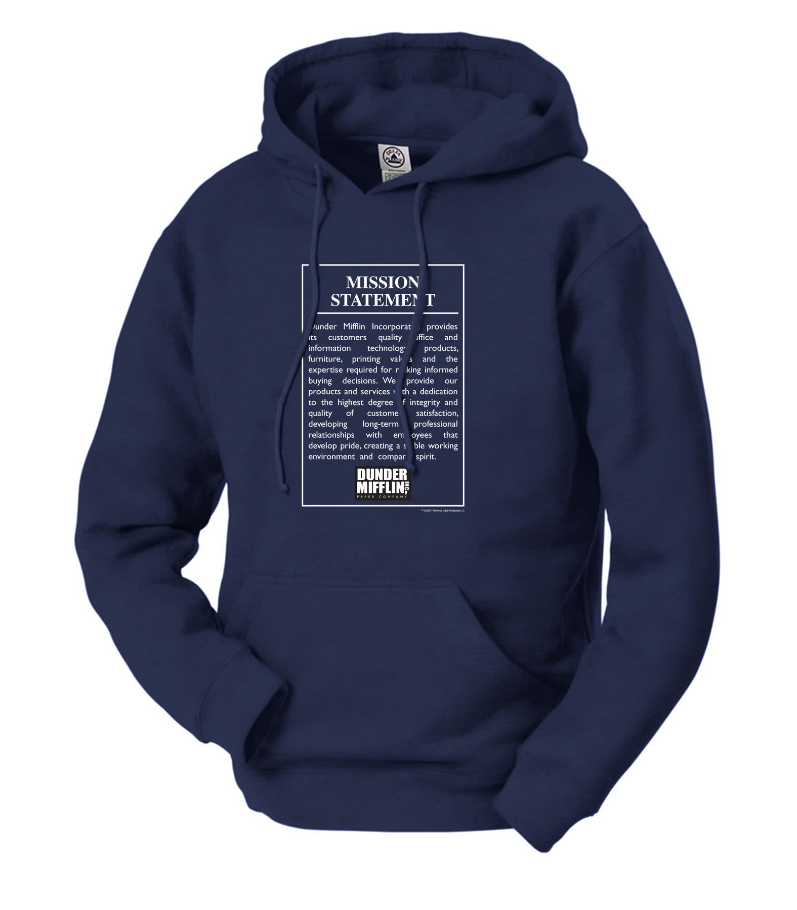 The Office Dunder Mission Statement Hooded Sweatshirt | Store