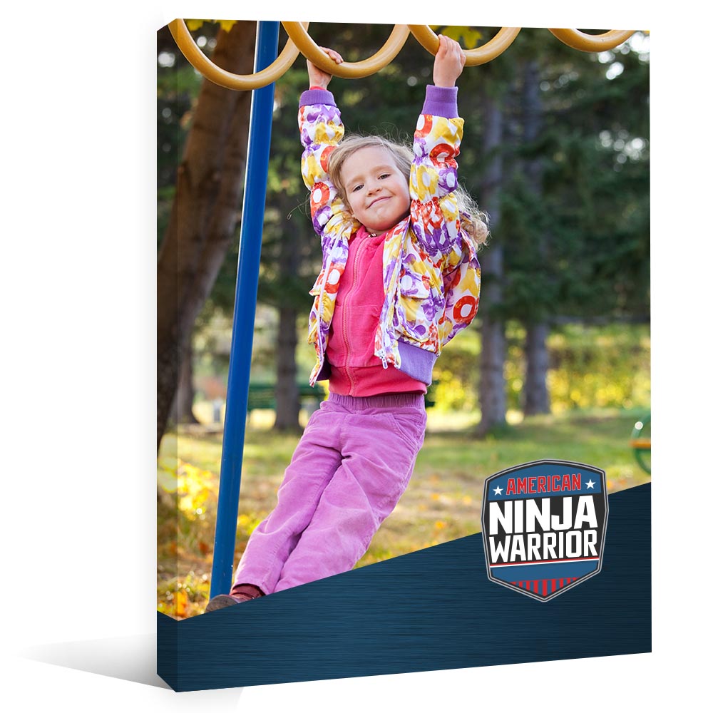 Personalized American Ninja Warrior Gallery Wrapped Canvas - 16