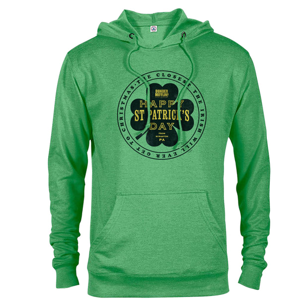 st patrick's day zip up hoodie