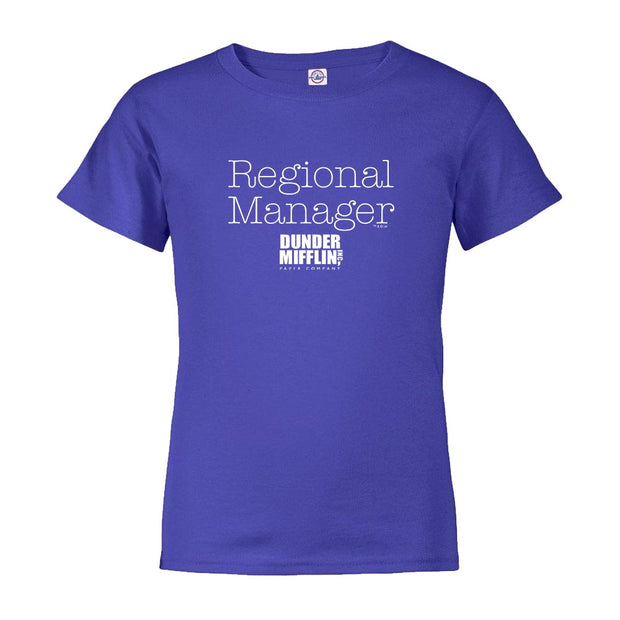 The Office Regional Mgr/Asst. Regional Mgr Kids Short Sleeve T