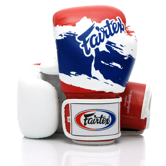 合革製FAIRTEX FMW-12 青＆赤 +アンクルサポーター2組 その他スポーツ