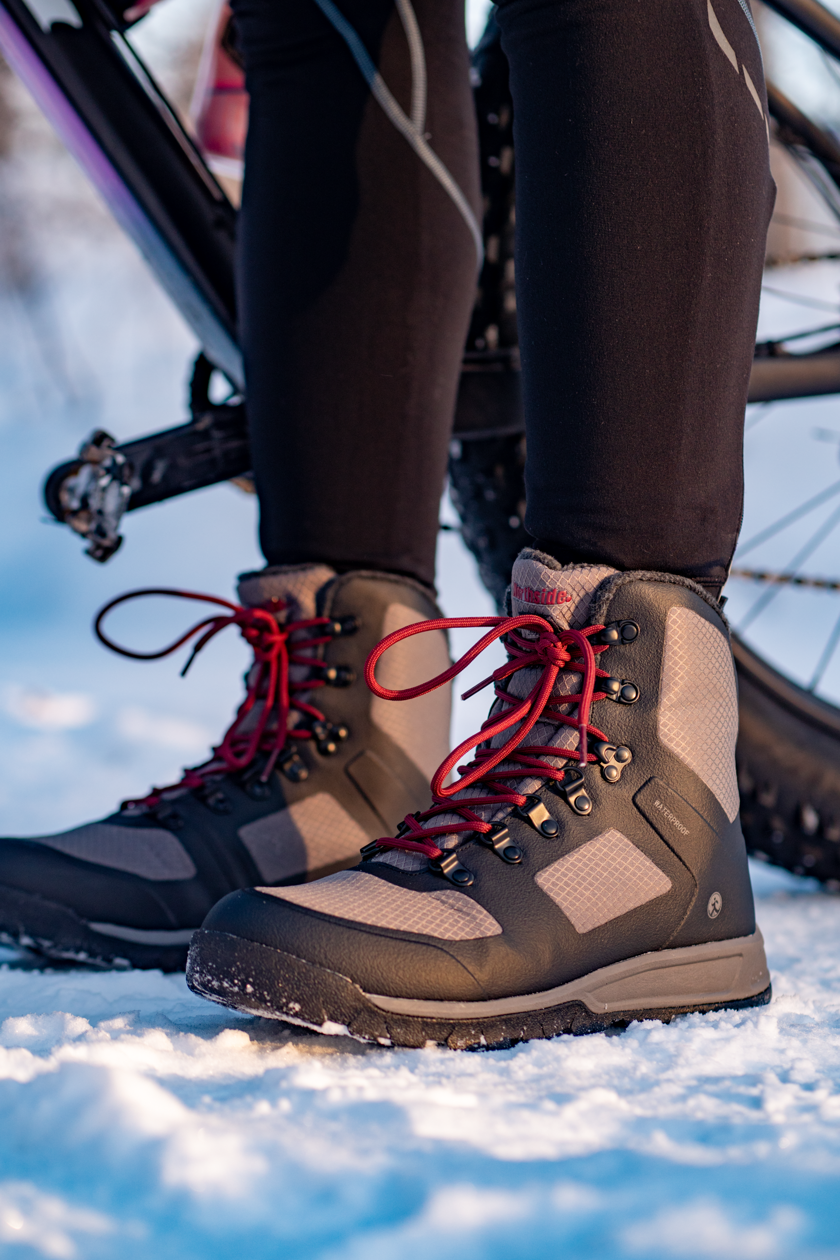 botas de nieve impermeables