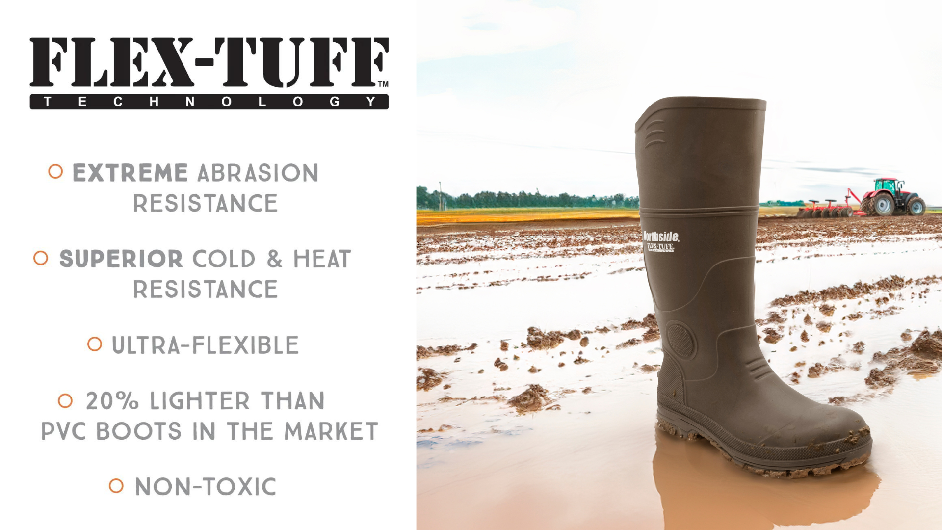 Rubber Boots for Men in the Farm