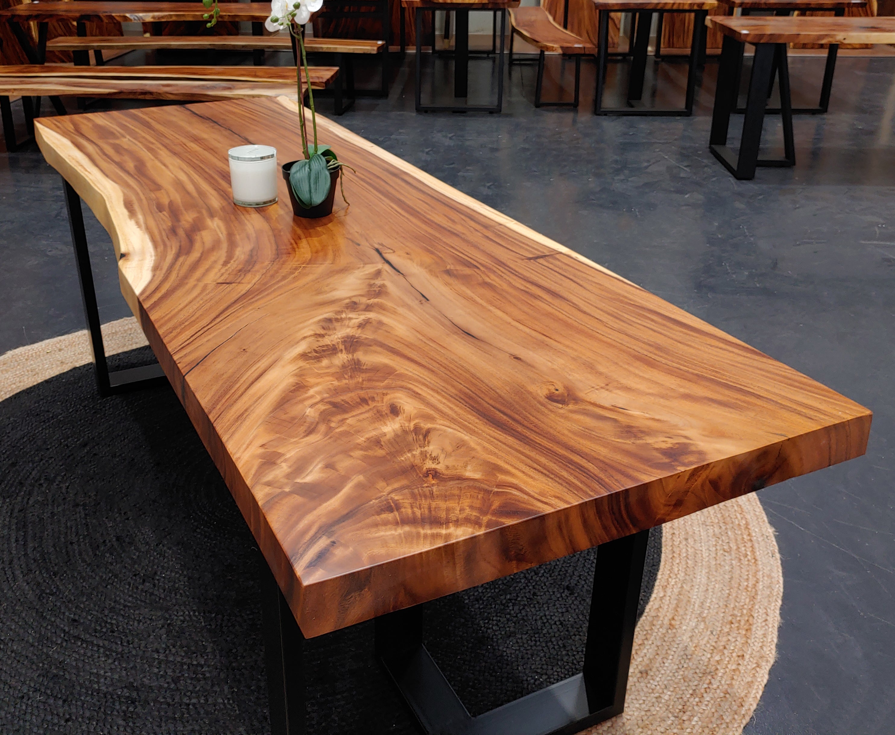 acacia wood kitchen table