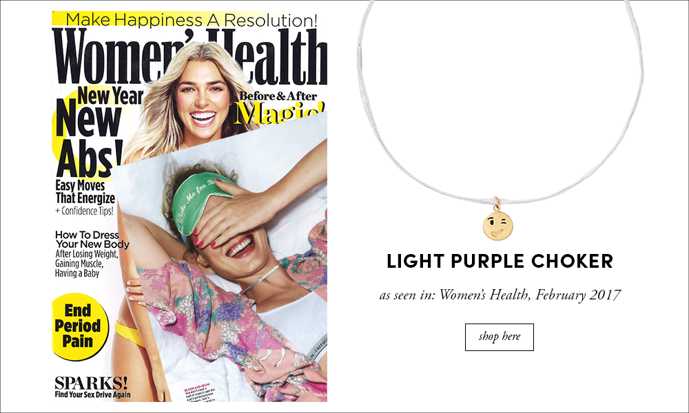 Women's Health: Light Purple Choker