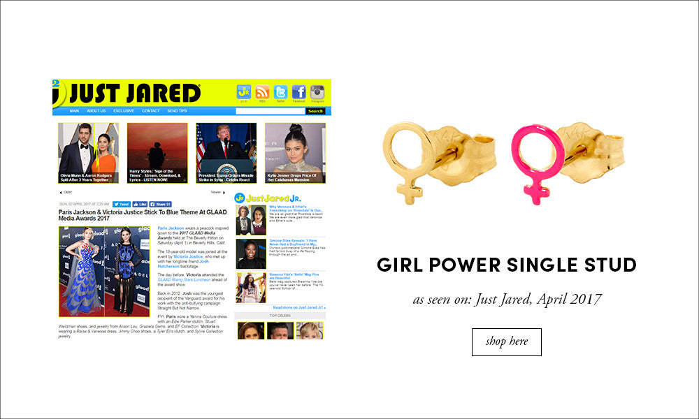 Just Jared: Girl Power Necklace