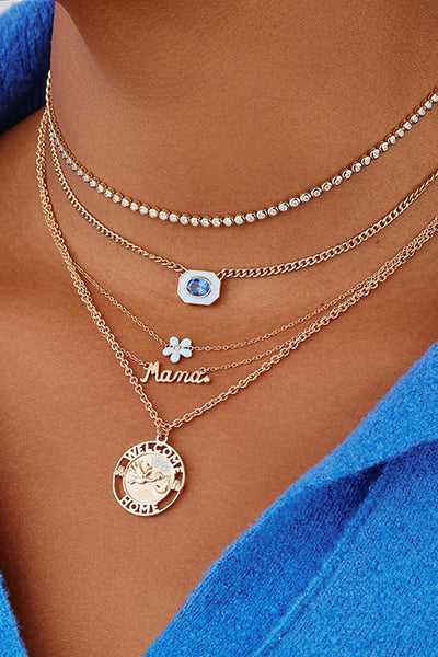 Letter Charm Necklace – Addison West