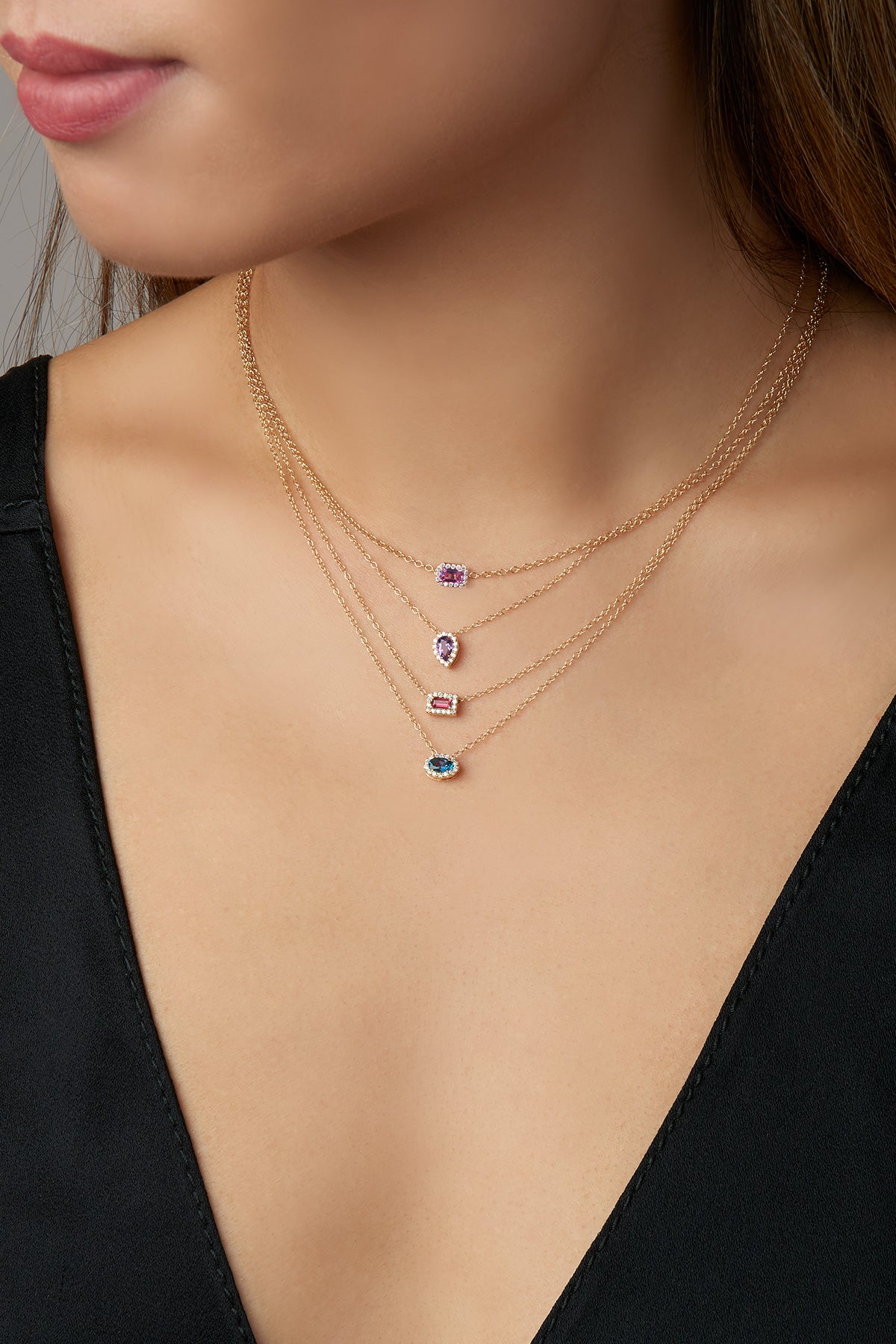 "S" Diamond Necklace - In Stock