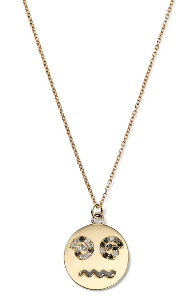 Caviar Kaspia Necklace with Caviar and Spoon Charms 22 Thick +$860