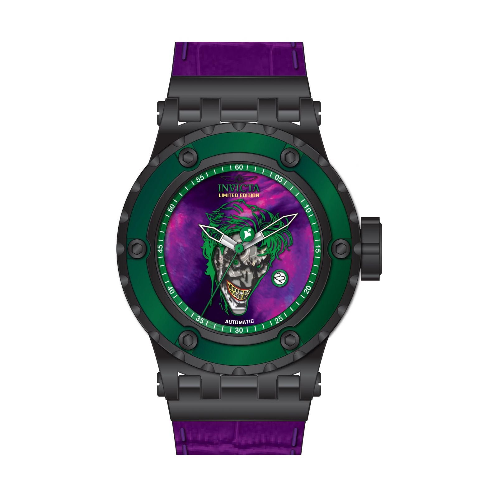 売れ筋新商品 世界限定 ジョーカー 自動巻 INVICTA DC Comics 34618