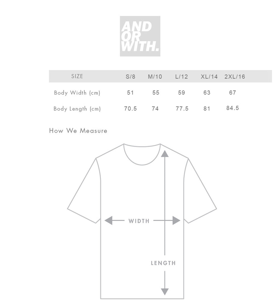 Mens Size Chart – andorwith