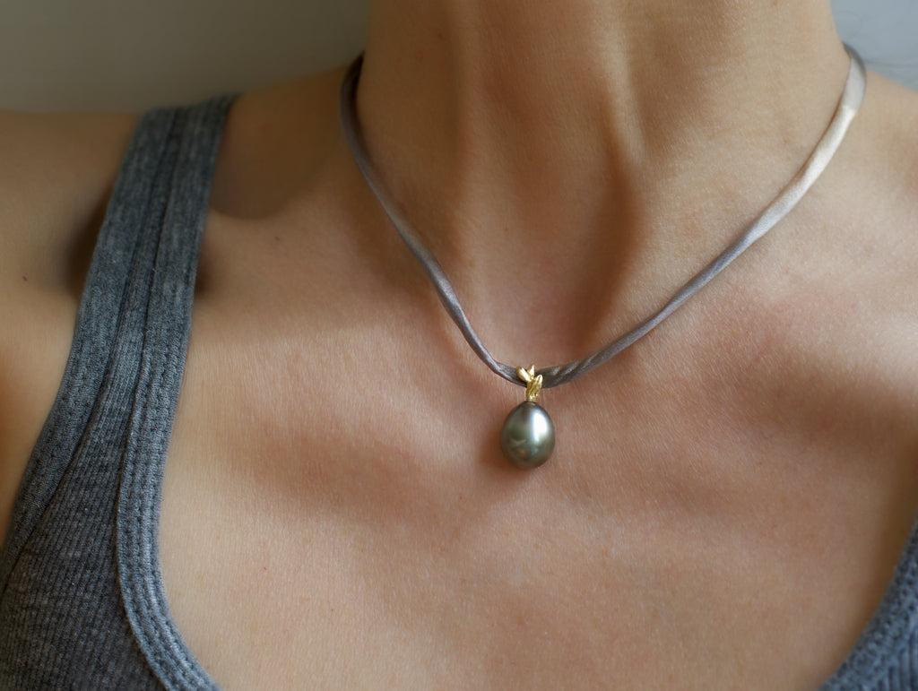 Tahitian pearl necklace pärlhalsband