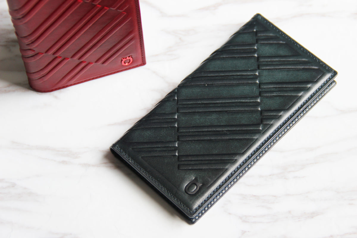 Emboss Leather Folio_iPhone XS Italian Leather Case