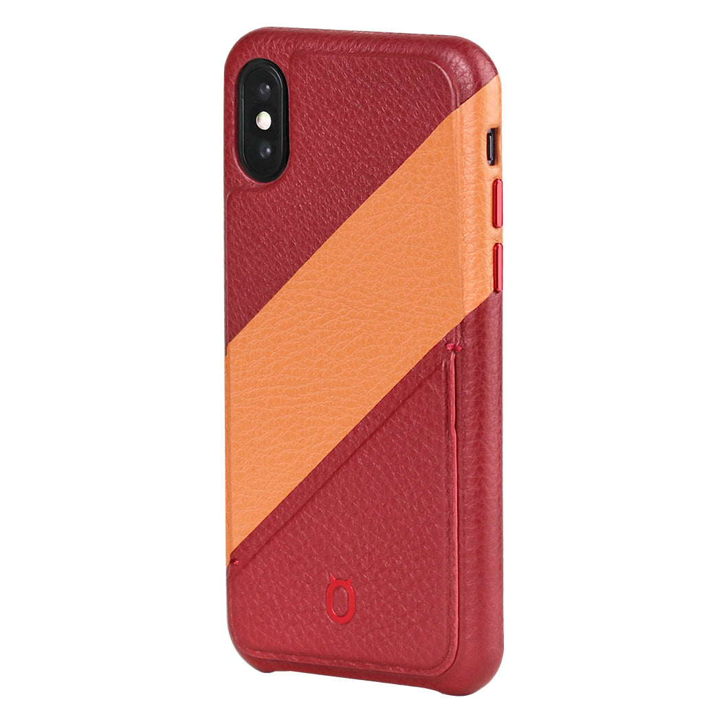 Hide n Go_iPhone Mix N Match Case_iPhone XS Italian Leather Case - iToro