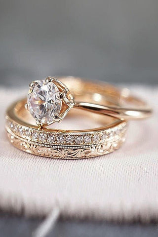 Cuál es la diferencia de un anillo de compromiso y un anillo de matrimonio 1