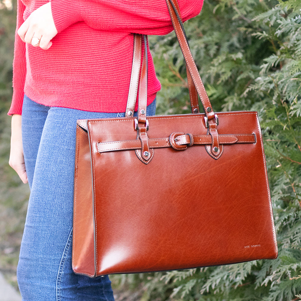 Leather Tote Bags - Jack Georges