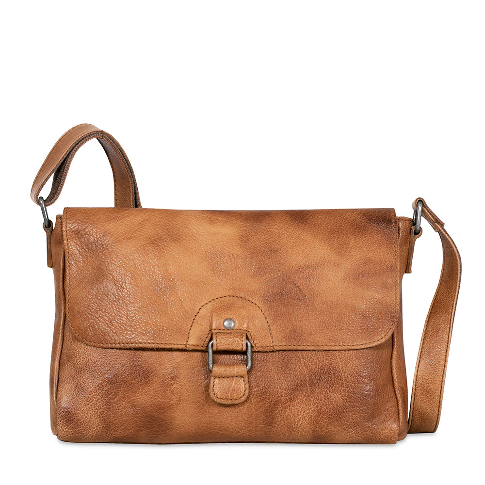 large tan cross body bag