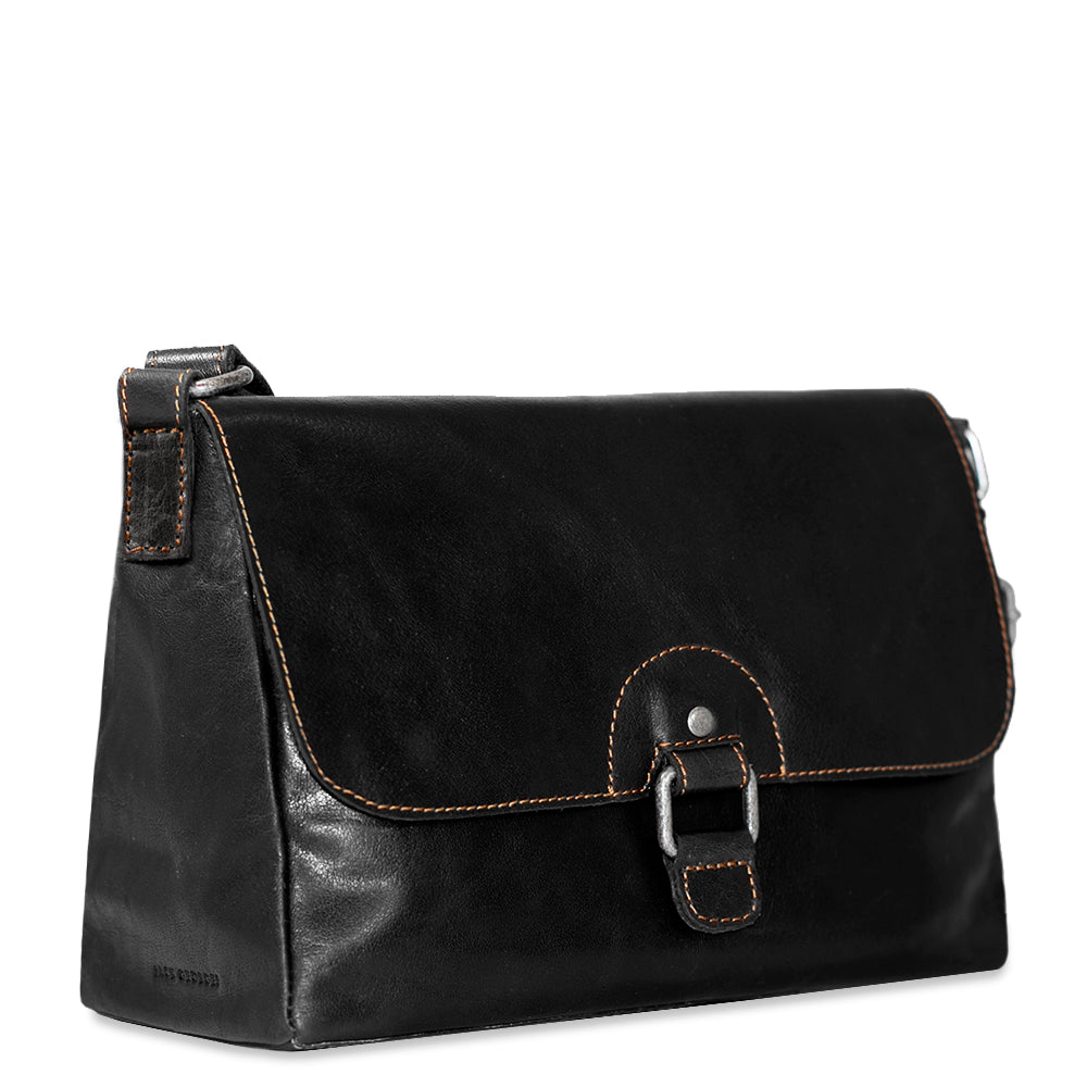 small black leather handbags uk