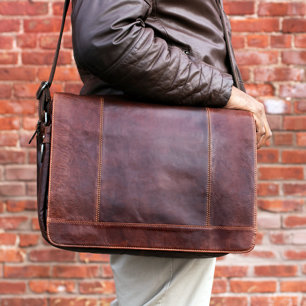 Leather Messenger Bags - Jack Georges