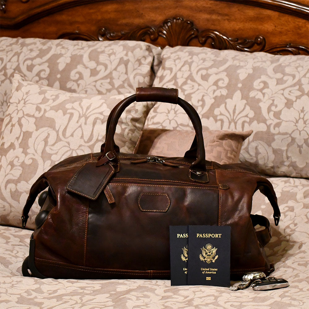 mens duffle bag with wheels