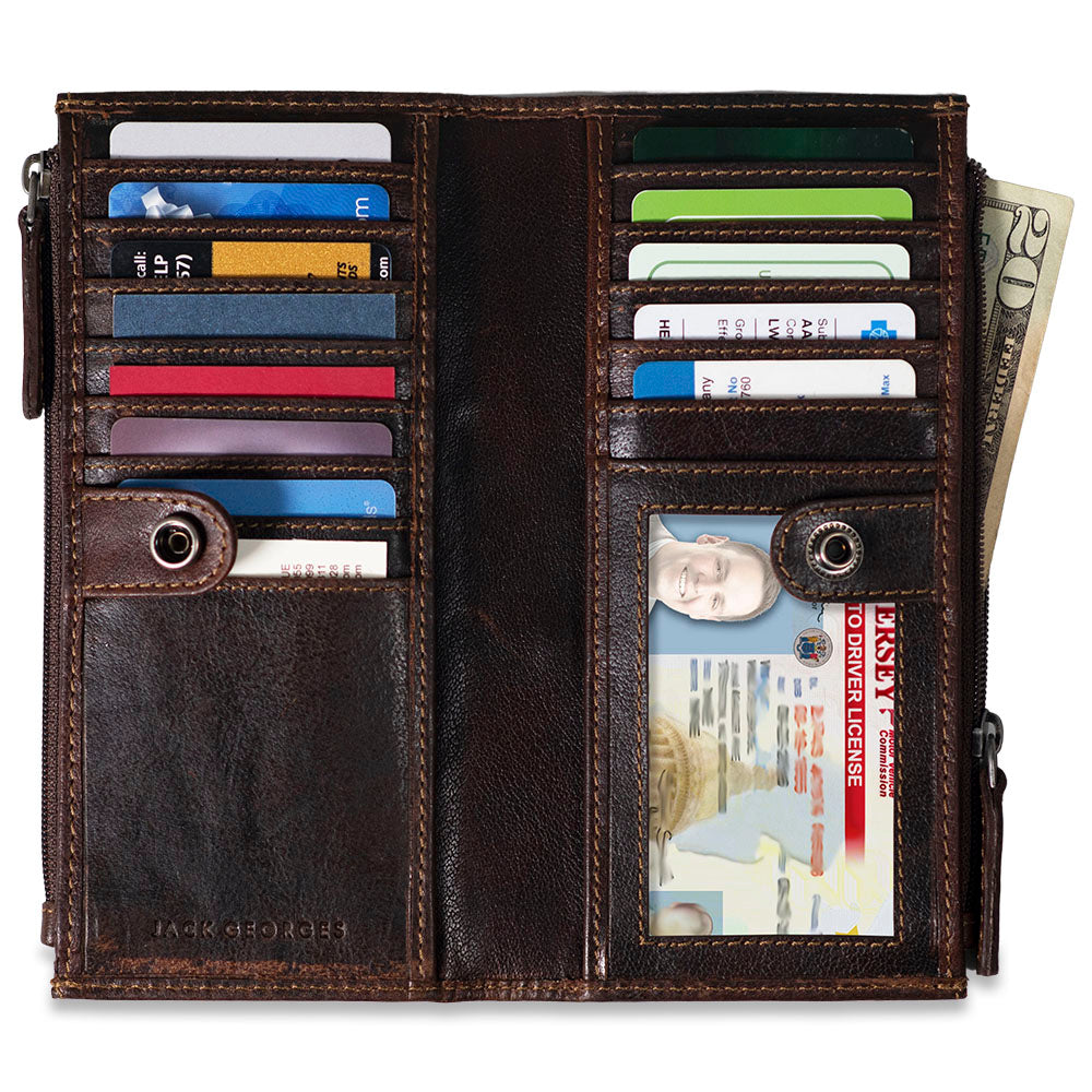 oroton voyager slim travel wallet