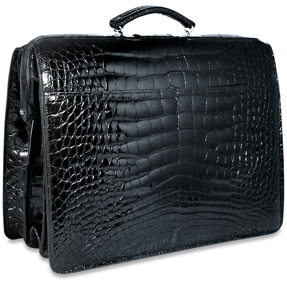 alligator briefcase