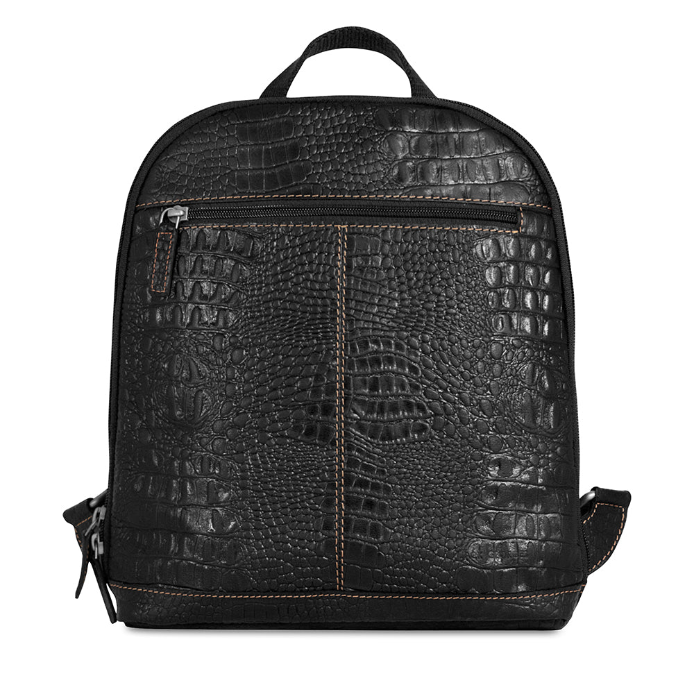 Hornback Croco Small Convertible Backpack/Crossbody #HB133 - Jack Georges
