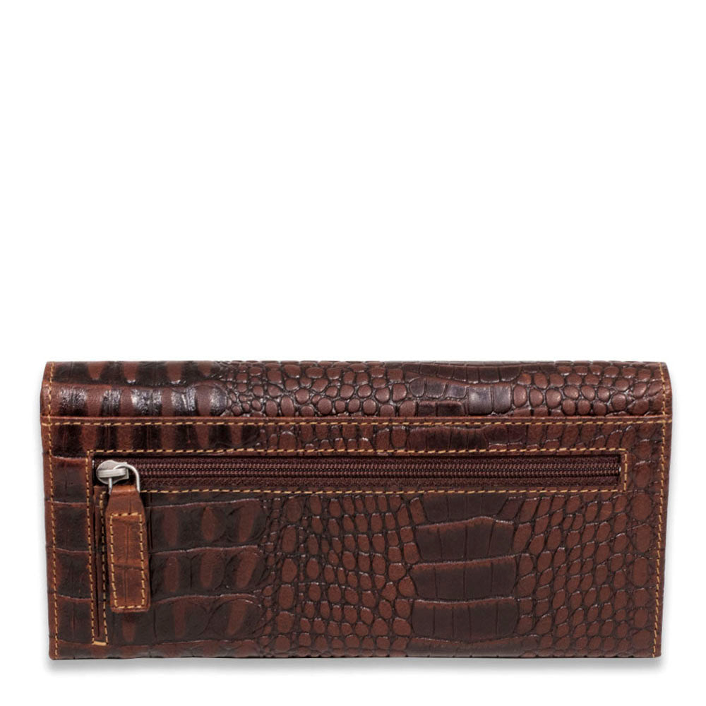 Hornback Croco Clutch Wallet #HB726