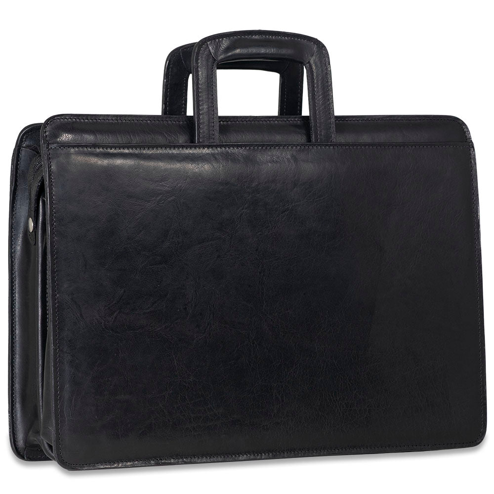 Top Zip Leather Briefcases - Jack Georges