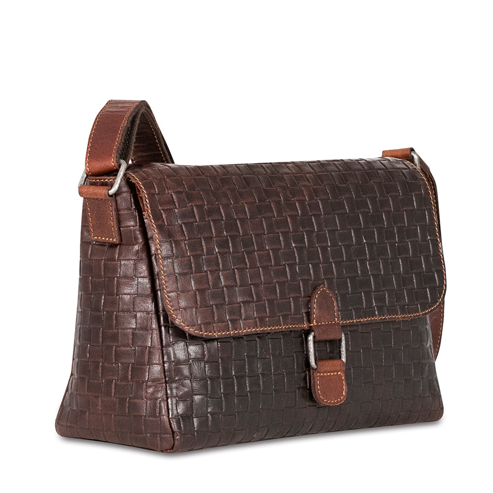 Jack Georges Bags | Nwt Jack Georges Small Leather Embossed Backpack | Color: Brown | Size: Os | Krl777's Closet