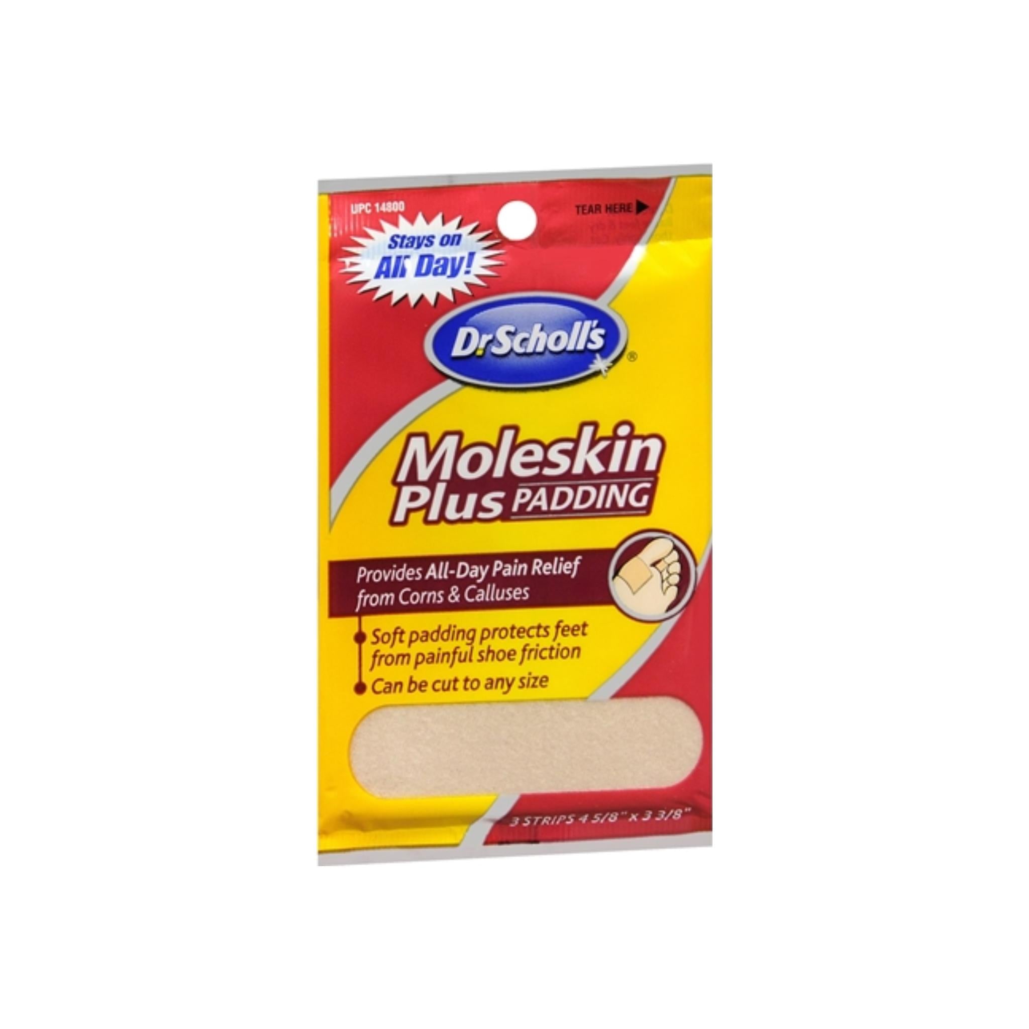 dr scholl's moleskin padding