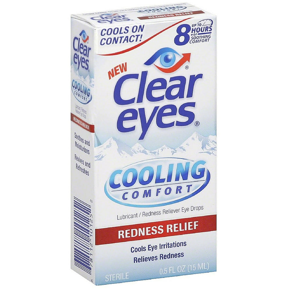 Clear Eyes Cooling Comfort Redness Relief Eye Drops 0 50 Oz