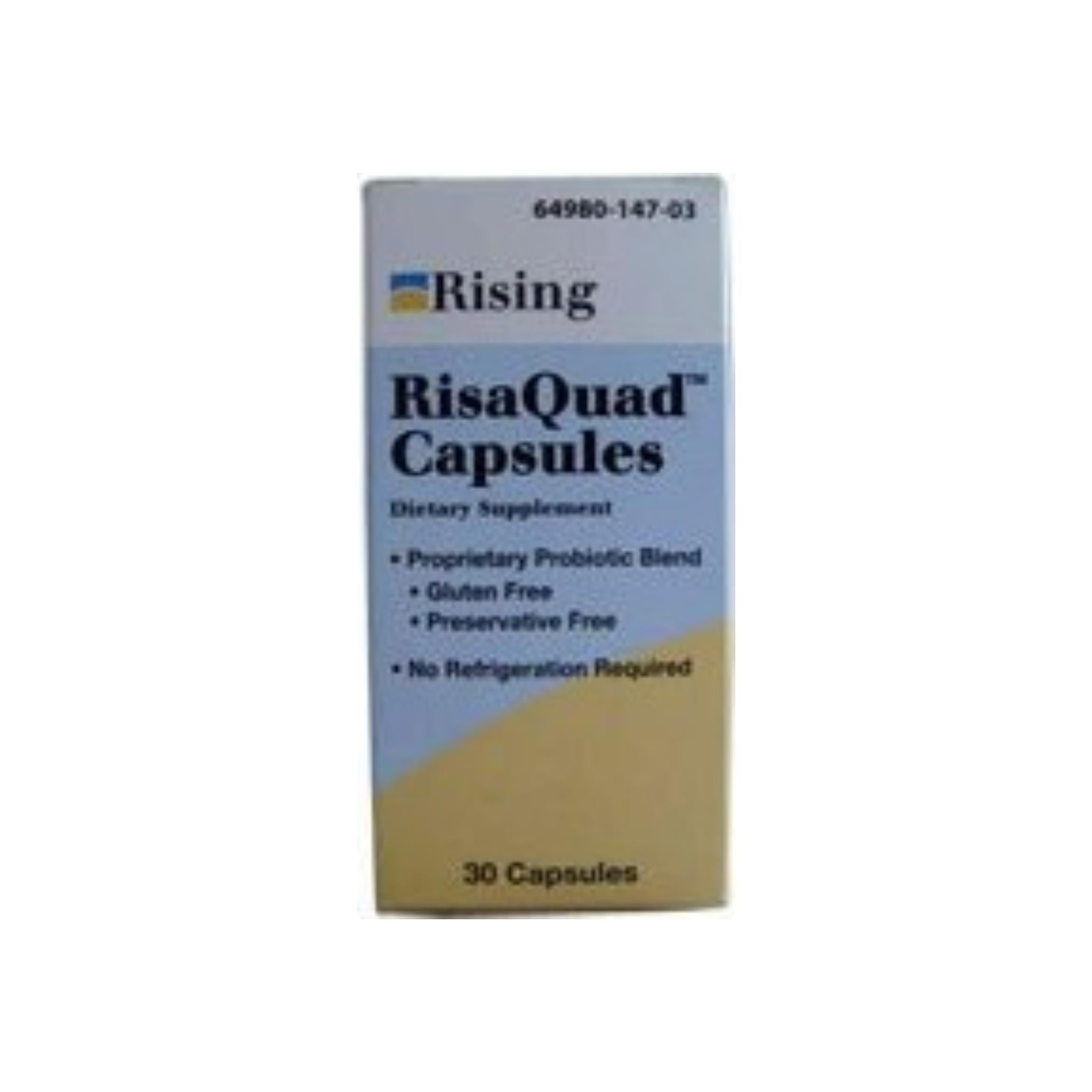 Risaquad Capsules Probiotic Dietary Supplement 30 Ea Pharmapacks