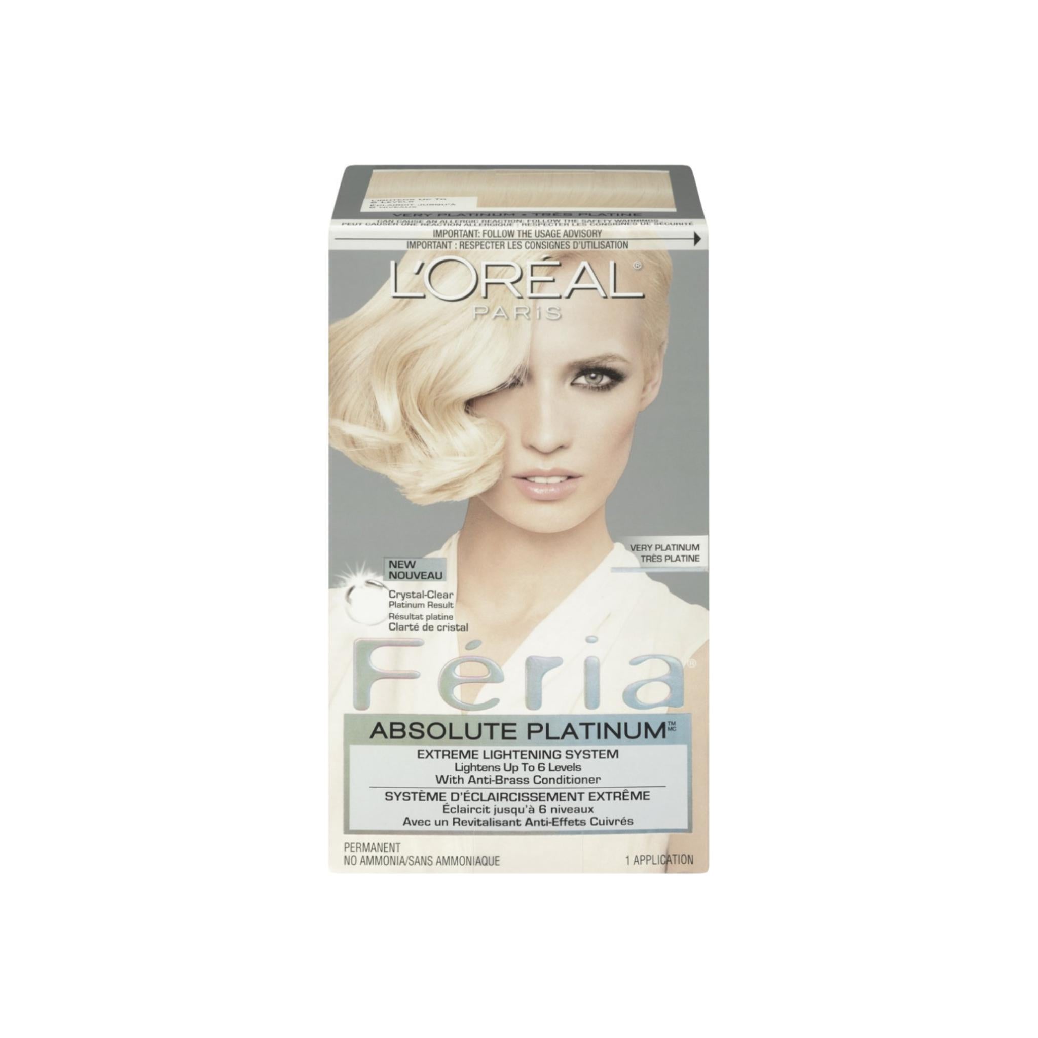 L Oreal Paris Feria Absolute Platinum Extreme Lightening System